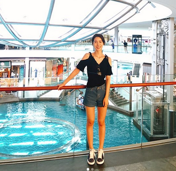 임지연, '앙상하게 마른...고속도로급 부러질 듯 다리라인'