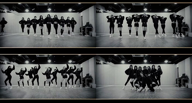 구구단, 'The Boots 블랙 안무영상' 화제