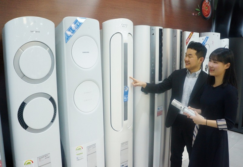 한파 속 에어컨 예약판매 급증