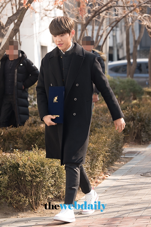 워너원(WannaOne) 박우진, 제29회 한국예술고등학교 졸업식 현장