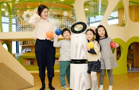 LG전자의 '퓨리케어 360°' 공기청정기. (사진=LG전자)