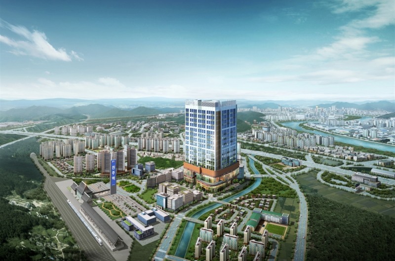 신진주역세권 ZOOM시티 오피스텔 조감도.(사진=무궁화신탁)