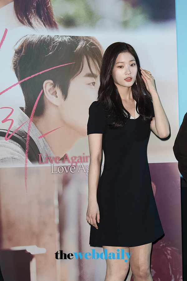 정채연, 영화 '라라(감독 한상희)' 언론시사회 현장