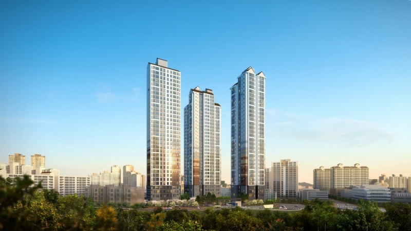 수원 인계동 동문굿모닝힐 투시도.(사진=동문건설)