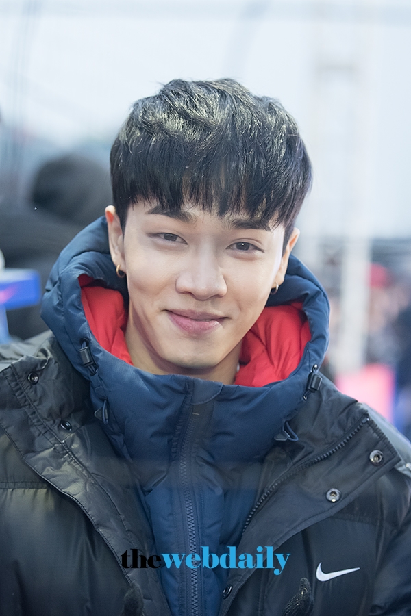 하이라이트 이기광, 나이키 '미친존재감 스노우 풋볼 리그' 현장