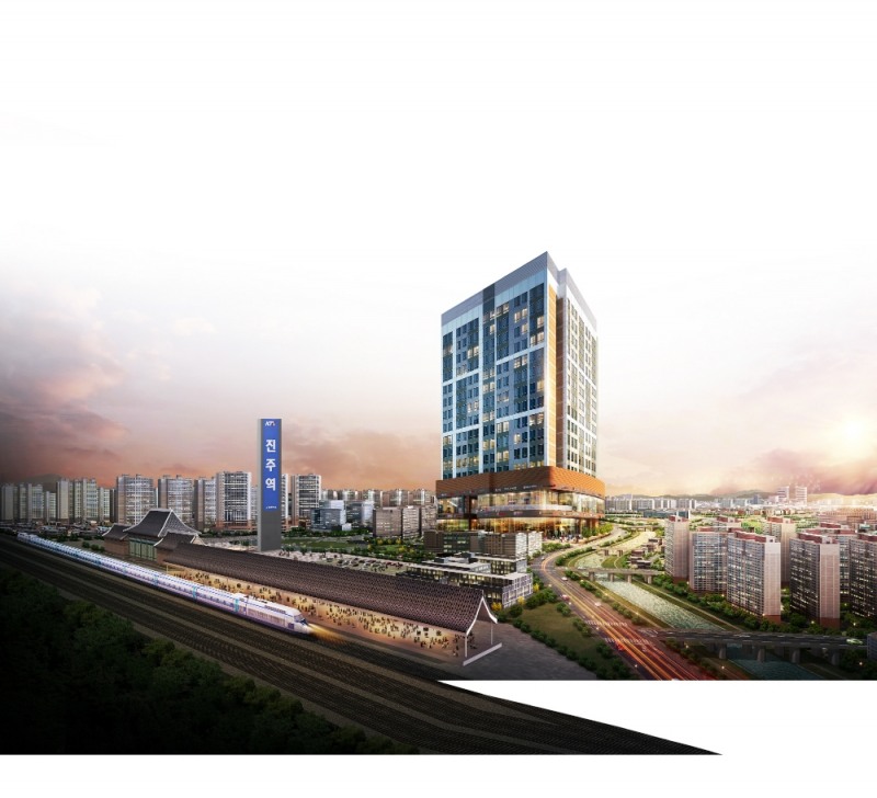 신진주역세권 ZOOM시티 오피스텔 투시도.(사진=무궁화신탁)