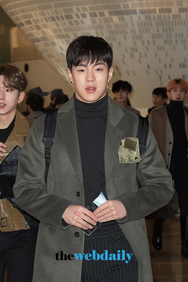 몬스타엑스(MONSTAX) 셔누, 김포국제공항 출국 현장