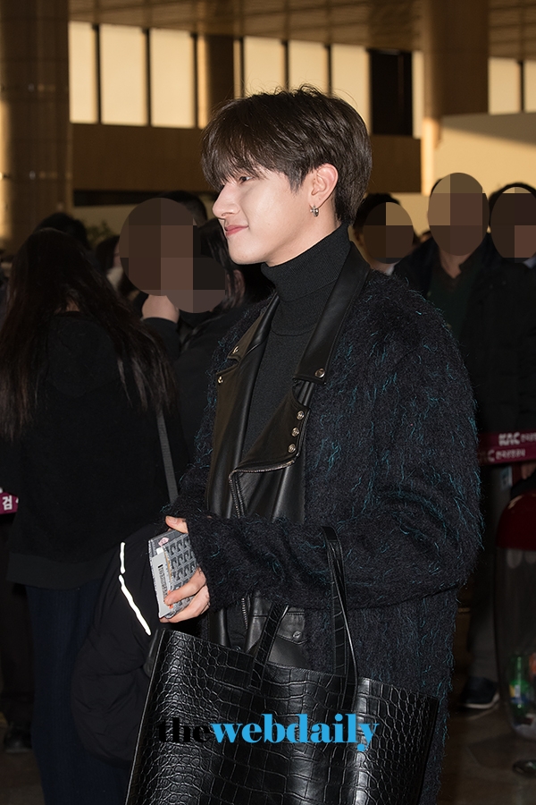 몬스타엑스(MONSTAX) 아이엠, 김포국제공항 출국 현장