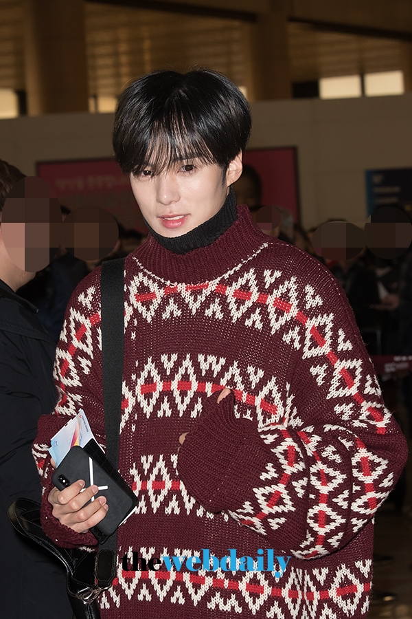 몬스타엑스(MONSTAX) 민혁, 김포국제공항 출국 현장