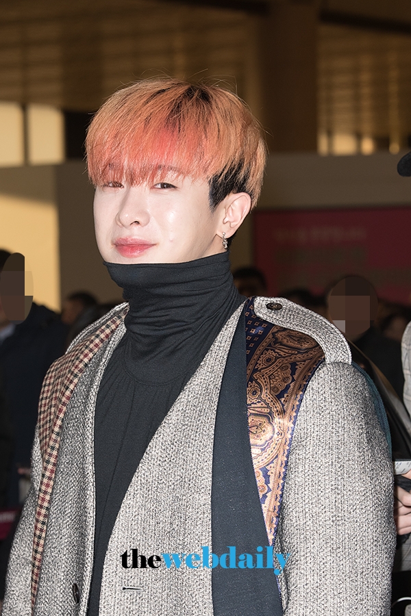 몬스타엑스(MONSTAX) 원호, 김포국제공항 출국 현장