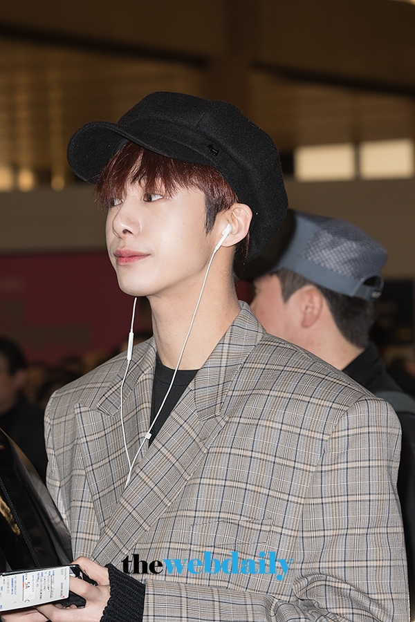 몬스타엑스(MONSTAX) 형원, 김포국제공항 출국 현장