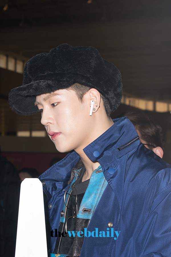 몬스타엑스(MONSTAX) 주헌, 김포국제공항 출국 현장