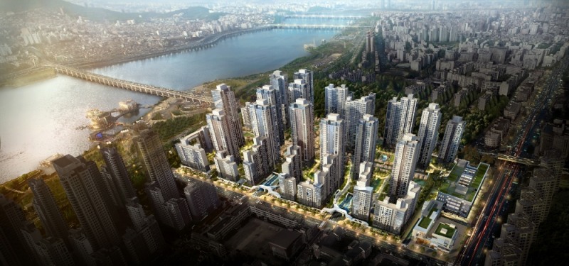 신반포3차∙경남아파트 재건축 조감도.(사진=삼성물산)