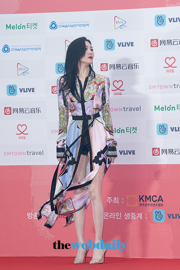 선미, 2018 가온차트 K-POP 어워드 레드카펫 행사