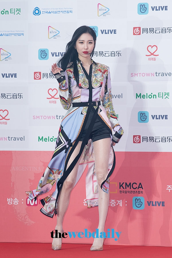 선미, 2018 가온차트 K-POP 어워드 레드카펫 행사