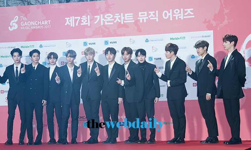 워너원(WannaOne), 2018 가온차트 K-POP 어워드 레드카펫 행사