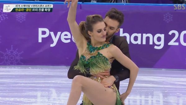 '파파다키스', 빙판 위 화려한 연기보다...깜짝 해프닝 '단박에 관심급증'