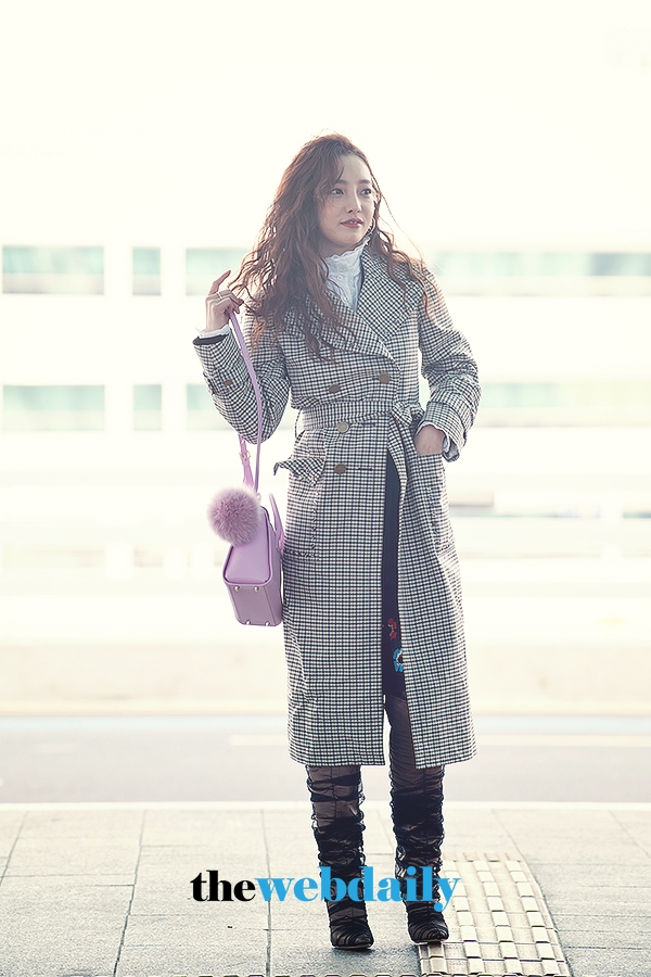 구하라, 인천국제공항 출국 현장
