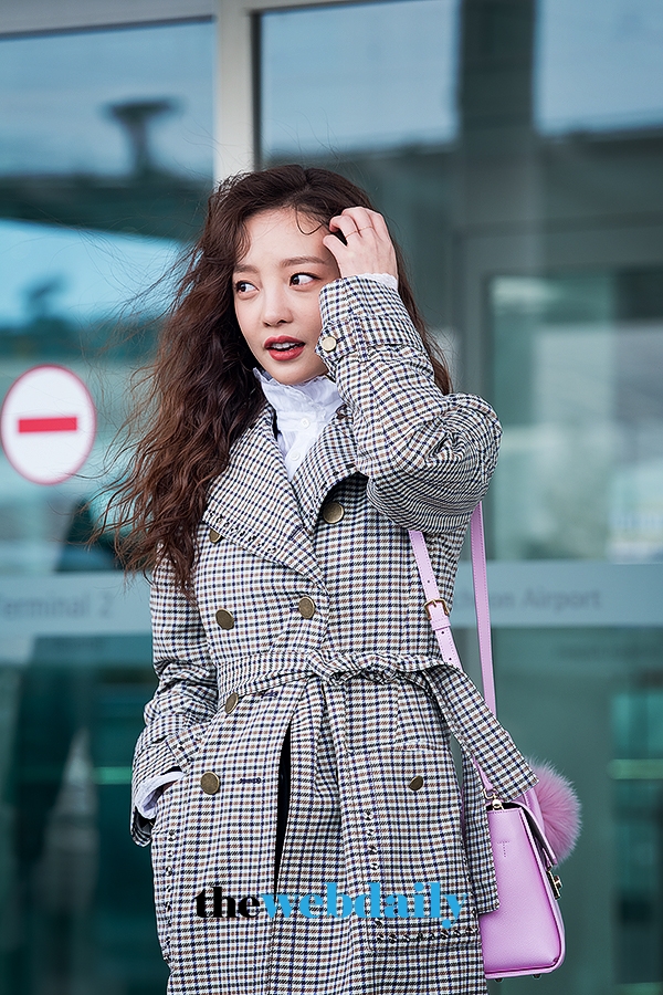 구하라, 인천국제공항 출국 현장