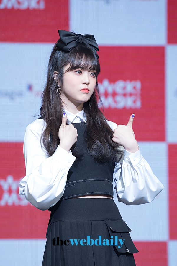 위키미키 지수연, 위키미키 두 번째 미니 앨범 '럭키(Lucky)' 쇼케이스