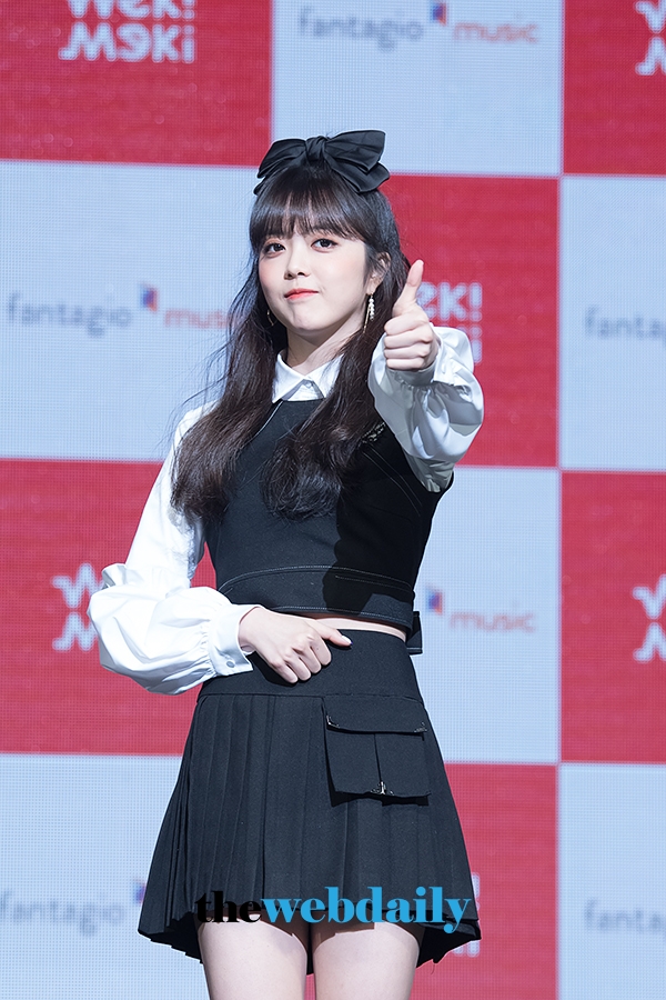 위키미키 지수연, 위키미키 두 번째 미니 앨범 '럭키(Lucky)' 쇼케이스