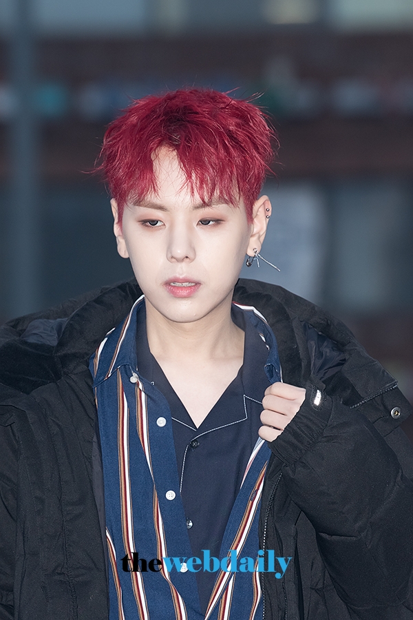 레인즈 장대현, 뮤직뱅크 출근길 현장