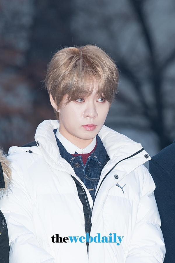 레인즈 변현민, 뮤직뱅크 출근길 현장