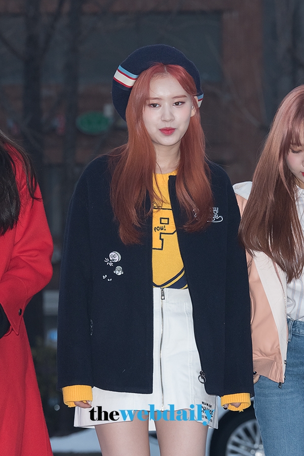 위키미키 엘리, 뮤직뱅크 출근길 현장