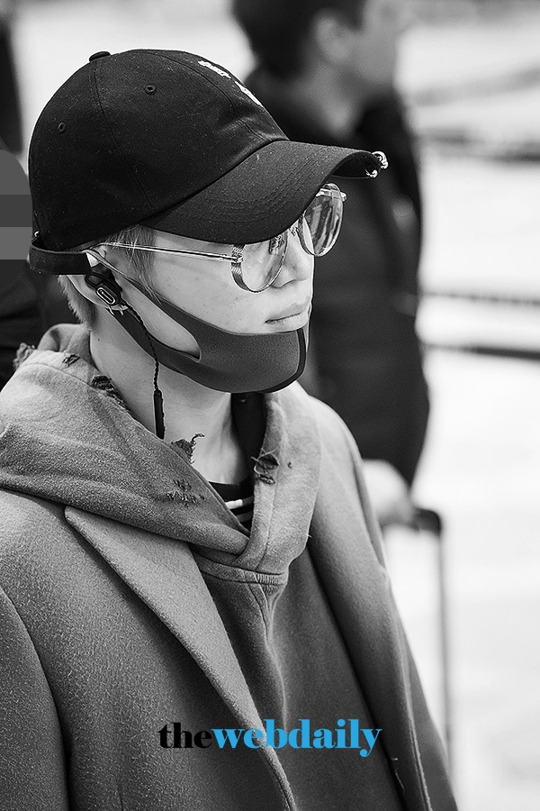 샤이니 태민, 김포국제공항 출국 현장
