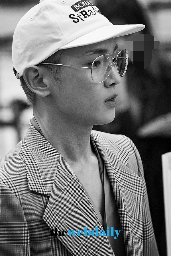 샤이니 키, 김포국제공항 출국 현장