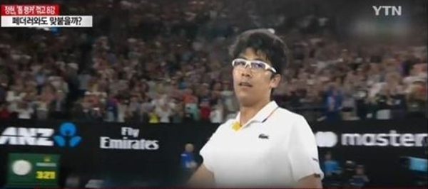 정현, 테니스 중계에 쏠리는 이목...엎치락뒤치락 아쉽게 뒤돌아선 그