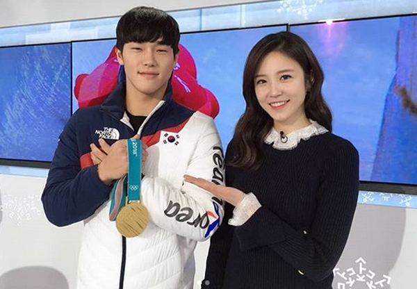 장예원, 그리고 금메달리스트 윤성빈....이들 관계두고 관심사 '스물스물'