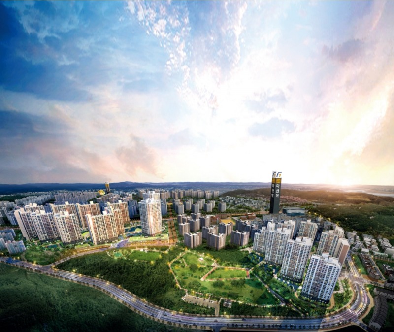 김포한강신도시 동일스위트 The Park 조감도.(사진=동일)