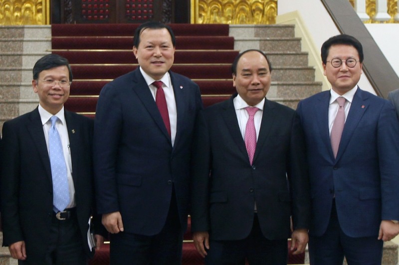 롯데 황각규 부회장 베트남 총리 예방 (사진=롯데)