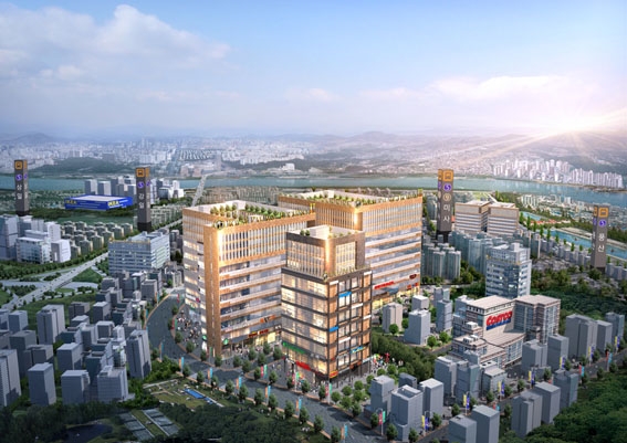 하남 미사지구 광역조감 (사진=다인건설)