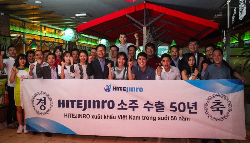 하이트진로 소주 수출 50년…첫 수출한 베트남에서 기념행사 진행