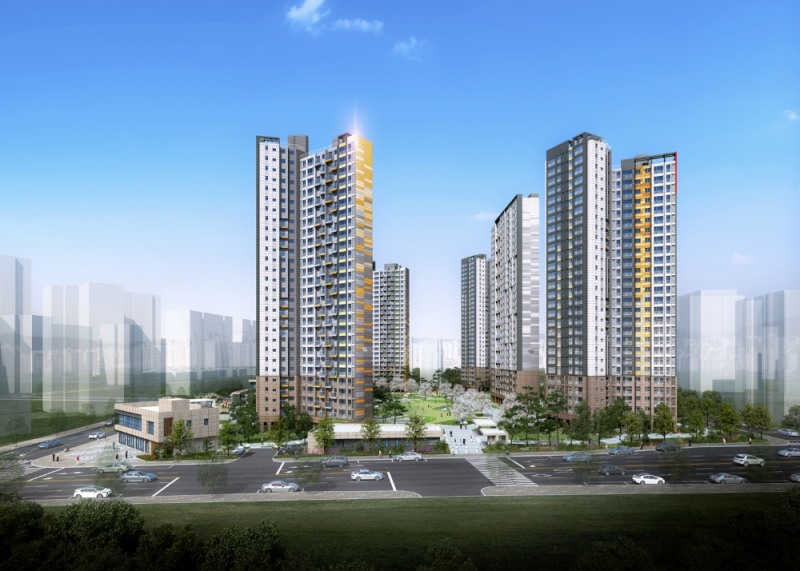 당산 센트럴 아이파크 주경 투시도.(사진=현대산업개발)