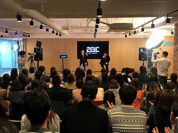 지니뮤직, 신사옥에 아티스트 버스킹 공연장 마련