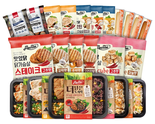 맛있닭 제품군 (사진=푸드나무)