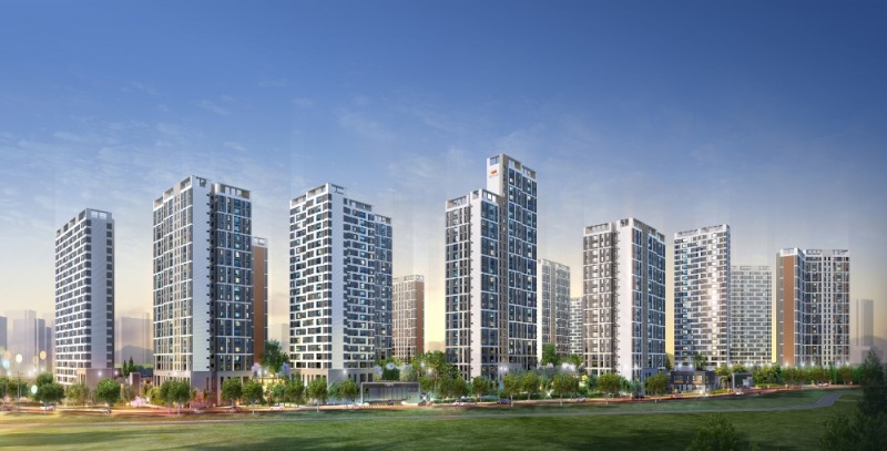 e편한세상 양주신도시4차 투시도.(사진=대림산업)