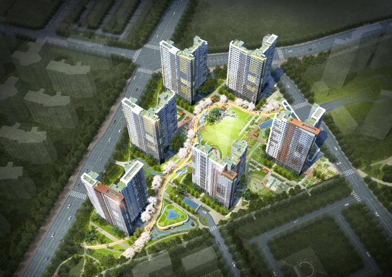 하남지역현안2지구 A-1블록 조감도.(사진=호반건설)