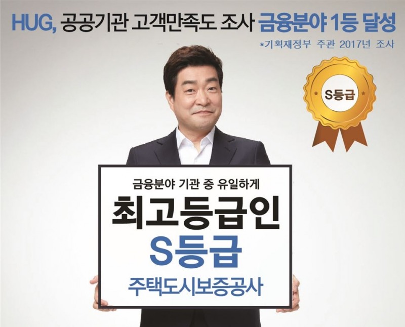 HUG, ‘공공기관 고객만족도 조사’ S등급 평가