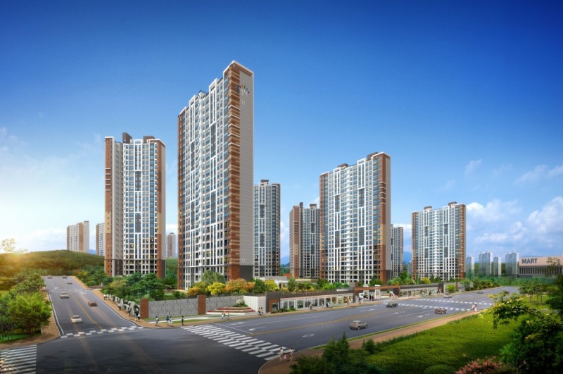 시흥 장현지구 제일풍경채 센텀 투시도.(사진=제일건설)