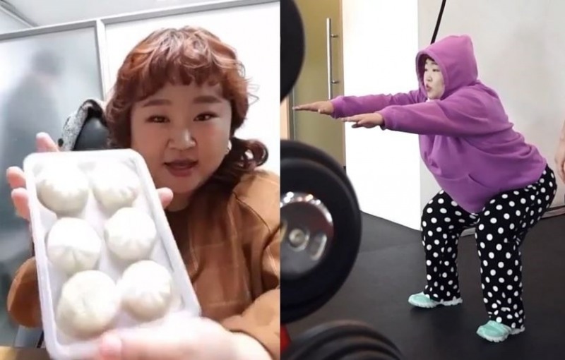 개그우먼 홍윤화가 닭가슴살을 이용한 다이어트 시작 후 최근 10kg 감량에 성공해 화제다. (사진=랭킹닭컴)