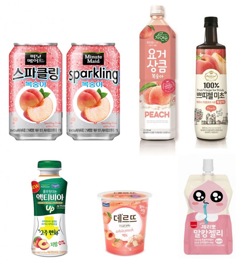 기획 이미지(좌상단시계)코카-콜라,웅진식품,CJ제일제당,SPC삼립,매일유업,풀무원다논.(사진=코카콜라)