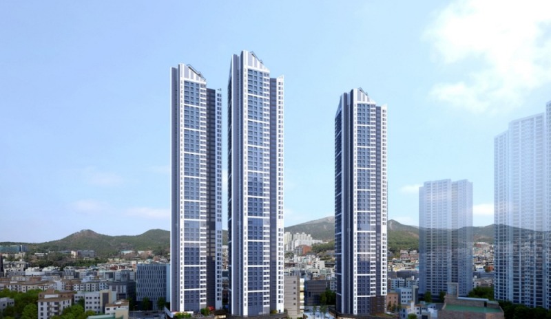 해운대 센트럴 푸르지오 조감도. (사진= 대우건설)