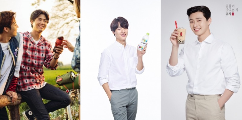 대세남 좌측부터 박보검,양세종,박서준.(사진=함샤우트)