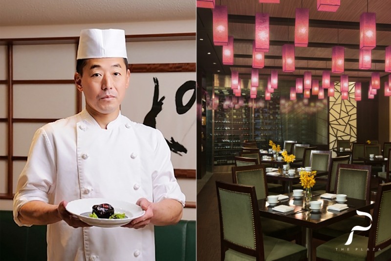 미쉐린 2스타 모모노키 X 도원 컬래버레이션 갈라디너 진행 이미지.(사진=한화H&R_더 플라자)