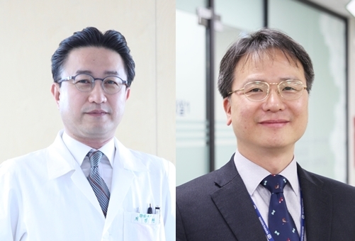 사진=가톨릭대 인천성모병원 감염내과 최정현 교수(왼쪽)와 건강증진센터 김봉수 팀장(오른쪽)