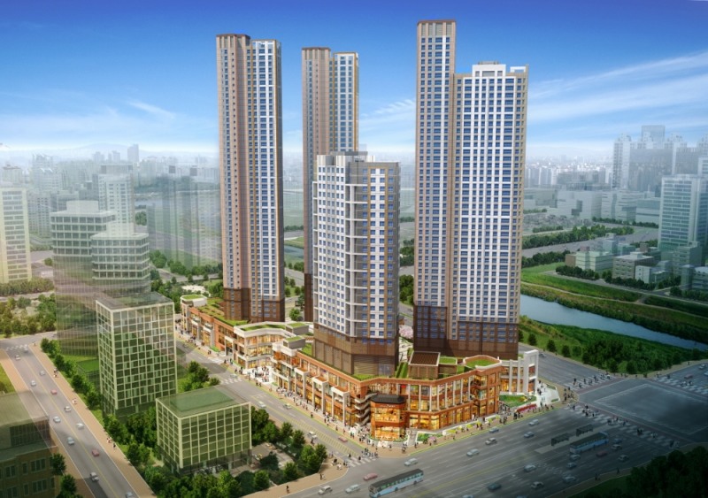 동탄역 금성백조 예미지 3차 투시도. (사진=리얼투데이)